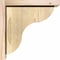Ekena Millwork Carmel Rough Sawn Corbel w/Backplate, Douglas Fir, 6"W x 12"D x 12"H COR06X12X12CAR01RDF - alternate 3
